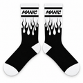 MANIC Flame Crew Socks | Whiteout