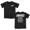 MANIC CYCLE SS TEE BLACK