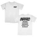 MANIC CYCLE SS TEE WHITE